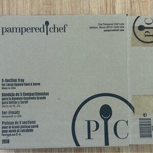 Pampered Chef Multi-Section Serving Tray
